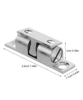 Solid Silver Copper Cabinet Door Rollers With Silent Close And Rust Resistant Finish, 10 Pack Hardware for secure cupboard use