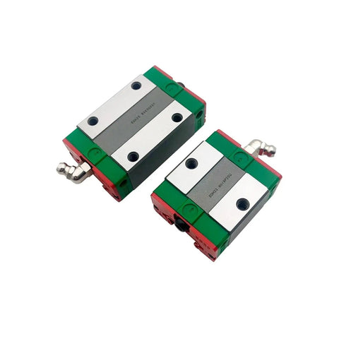 High Precision Linear Guide Rail Kit Including Egh And Egw Blocks For Super Smooth Cnc Motion With Low Friction Easy Install And Minimal Maintenance For Your DIY Projects, two EGH20 blocks