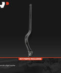 Front Suspension Track Bar Panhard Rod For Dodge Ram 1500 1994 to 2001 And Ram 2500 or 3500 1994 to 2002 4x4 Ready Front Left Or Right Driver Or Passenger Side Steel Pre-Greased Keeps Steering Tight, black steel rod