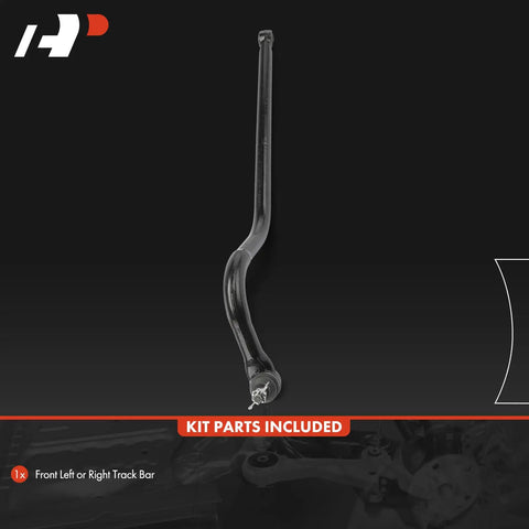 Front Suspension Track Bar Panhard Rod For Dodge Ram 1500 1994 to 2001 And Ram 2500 or 3500 1994 to 2002 4x4 Ready Front Left Or Right Driver Or Passenger Side Steel Pre-Greased Keeps Steering Tight, black steel rod