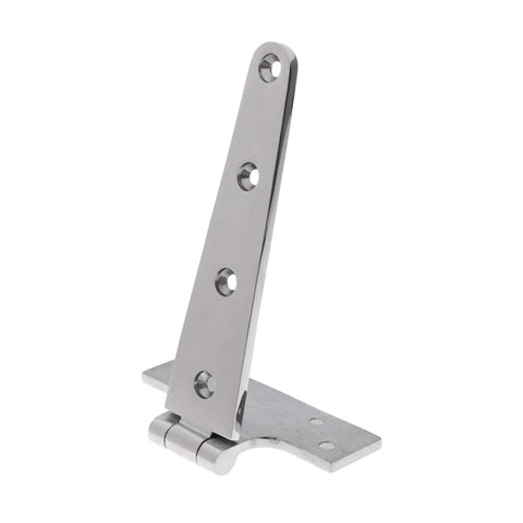 Side view of a T-shape stainless steel hinge for Six Piece Heavy Duty T Shape Marine Grade Stainless Steel Hinges For Containers