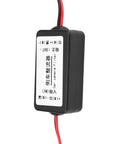 12V DC Car Rearview Camera Power Relay Capacitor Filter Rectifier Kit for stable 12V supply, showing compact black module with wires