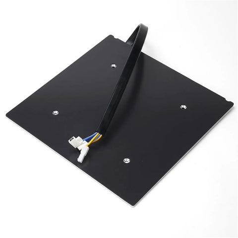 Sidewinder X4 Pro Aluminum Heat Bed Upgrade With Soft Magnetic Stickers And Insulating Foam Assembly, black aluminum bed with cable