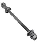 Beefed-Up Heavy Duty Bicycle Rear Hub Axle 190mm 7.48in 3 By 8 Inch 26 TPI Black Steel Replacement for Multi Speed Bikes