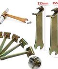 2 Pack Cleat Lever Lock Tools For HVAC Ductwork Clip 2in1 Heavy Duty Clamp Wrench Hook For Air Ducts, 135mm and 155mm