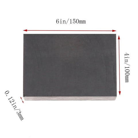 Top Notch High Purity Graphite Blocks And Plates For EDM Electrodes 6 By 4 By 0.12 Inches 99.9% Ingot Material