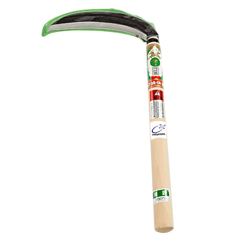 Japanese Weeding Sickle Thin Blade High Grade Blue Steel No 2 Lightweight Garden Tool For Weeding And Farming 7.09 Inch Blade