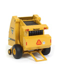 604R Round Hay Baler Diecast Model With Hay Bale One Sixty Fourth Scale For Collectors Realistic Detailing Ideal For Display And Model Railroading Not For Play Speccast Cust1639, rear view