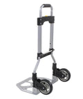 Badass Heavy Duty Foldable Hand Truck With Two Wheel Mobile Platform, lightweight aluminum body and durable silent casters.