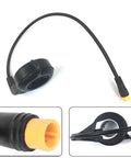 Thumb Throttle For Electric Ebikes And Scooters 3 Pin Waterproof Right Side Handlebar Accelerator With Finger Control, cable view