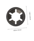 Internal tooth washer, carbon steel, part of 630 Piece Bearing Clip Washer Set With Carbon Steel Locking Washers And Internal Tooth Design.