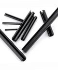 Pro Grade Roll Pins Assortment Kit With Slotted Spring Dowel Pins 450 Pcs For Cogs And Wheels Hollow Steel black oxide pins