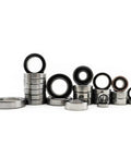 RC Flange Bearing Kit For Maxx And Slash Short Course Trucks, 26 Pcs Chrome Steel Ball Bearings displayed in rows
