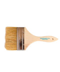 36 Pack 4 Inch Chip Paint Brushes With White Bristles And Light Brown Handles Square Trim Disposable Grab-And-Go Budget-Friendly Value Pack