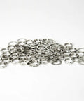 Slick Brass Hex Nuts And Washers Kit Compatible With F81 Barrel Connectors, 100 pieces of heavy-duty flat washers.