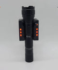 Emergency LED Wall Mount Flashlight TM603 1000 Lumen High Power Tactical Light with wall mount and orange indicator lights