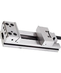 Tough As Nails Precision Work Vise Clamp With 5 Inch Opening And Snappy Rotary Knob Adjustment, sturdy aluminum build for CNC and drill use.