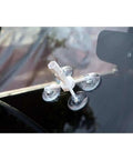 DIY Glass Windshield Repair Kit With Resin Based Formula For Chips And Cracks Under 1 Inch And Cracks Up To 12 Inches Long tool on windshield