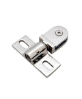Heavy Duty Frameless Shower Door Hinges 2 Pack Pivot Glass Door Hardware For Enclosures Go-To Adjustable Metal Hinges
