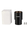 2 Inch Extension Tube For Telescopes SV158 Back Focus Travel 55mm Optical with black anodized aluminum body, shown with thumbscrews