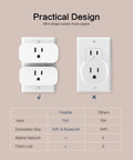 4 Pack WiFi Smart Plugs That Play Nice With Alexa And Google Home Heavy Duty 7 Day Programmable Timer 1800W 15A Outlet Comparison