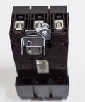 Front view of Heavy Duty 3 Pole Molded Case Circuit Breaker 90 Amp 600 Volt Unit Mount H-Frame PowerPacT designed for commercial use.