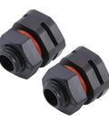 Must-Have IP68 Breather Screws M12x1.5 For Electrical Cabinets And Enclosures, Dual Port Air Vent, Black Finish, Close-up View