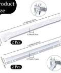 Top Shelf Ten Inch Drawer Slides Set Of Two Bottom Mount Rails with measurements and nylon wheels for smooth sliding.