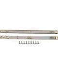 Heavy Duty Side Mounted Ball Bearing Drawer Slides Pair Thickened Cold Rolled Steel Full Extension Cabinet Slide Rails with screws