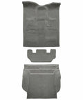 Solid Black Cutpile Full Room Complete Floor Carpet For 2011 2014 Gmc Yukon, showing three carpet pieces for detailed fit.