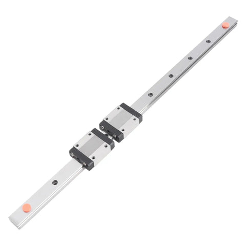 400mm Steel Miniature Linear Sliding Rail Guide With Two Blocks For Precise Linear Motion In CNC Machines, 3D Printers And Automation Equipment