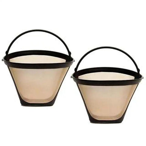 Permanent 4 Cone Shape Stainless Steel Coffee Filter 10 To 12 Cup Dishwasher Safe Reusable Fits All 4 Cone Brewers Durable
