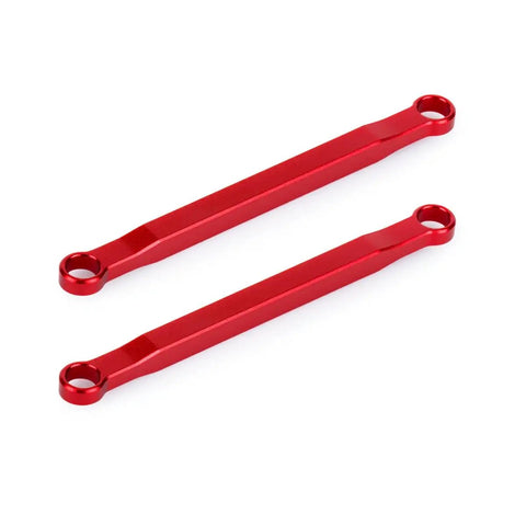 Red CNC machined rods from Aluminum Suspension And Steering Link Kit For SCX30 One By Thirty RC Crawler Beefed Up Full Chassis Upgrade