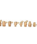 160 Piece Brass Grease Nipple Set With Zerk Fittings M6, M8 And M10 Angled 45, 90 And 180 Degrees For Trucks, Cranes, Forklifts