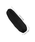 Oilproof Long Arm Sleeves For Men And Women With Heavy Duty Gunk Shielding, black fabric with dimensions 31.5cm x 15.5cm.