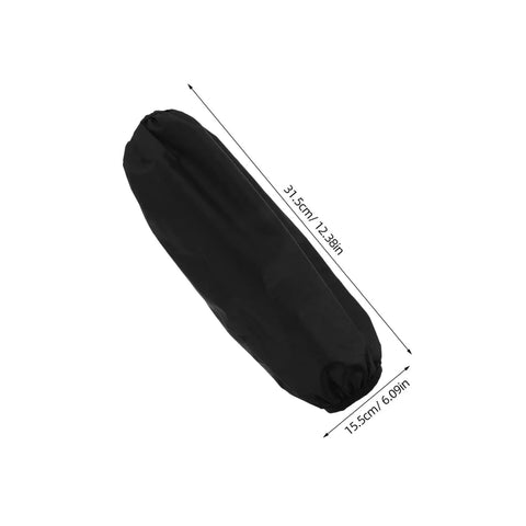 Oilproof Long Arm Sleeves For Men And Women With Heavy Duty Gunk Shielding, black fabric with dimensions 31.5cm x 15.5cm.