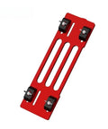 Heavy Duty Adjustable Circular Saw Guide Base Plate Aluminum Universal Rail For Electric Power Saws red aluminum base plate with clamps