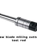Get Your Hands On This Sick Tool Holder Collet Chuck For Your Mill Lathes And Grinders Mt2 Style With 13/16 And 27 Sizes That Hit Hard And Keep Your Rods Tight Like A Boss, showing a saw blade milling cutter tool rod.