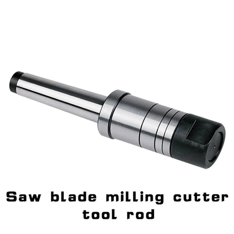 Get Your Hands On This Sick Tool Holder Collet Chuck For Your Mill Lathes And Grinders Mt2 Style With 13/16 And 27 Sizes That Hit Hard And Keep Your Rods Tight Like A Boss, showing a saw blade milling cutter tool rod.