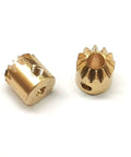 Mini Bevel Gear Set 90 Degree Pinion Cone Gear With Ten Teeth, One To One Ratio, Three Point One Three By One Point Four Millimeter