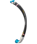 Heavy Duty Replacement Hose For Screw Air Compressor, black polyurethane, curved design, durable and high performance.