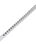 HSS Keyway Broach Set 4mm 5mm 6mm 8mm Metric Keyway Tools with slotted teeth, precision machined, silver metallic finish