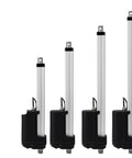 Rugged DC Linear Actuator Drops A Serious 10000N Push Pull Kick With Solid IP66 Waterproofing For Solar Trackers And Shop Builds Plug And Play Ready With Slot For Potentiometer displayed in various sizes.