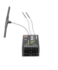 Triple Antenna RC Receiver With Dual Band TD Mode For 900MHz And 2 4GHz with multiple ports and three visible antennas