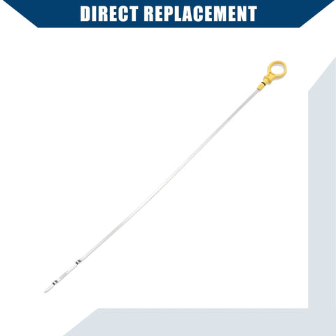 Mazda Engine Oil Dipstick For Mazda 6 2009 2013 And CX9 2007 2015 Metal Oil Level Dipstick Durable Silver Tone with yellow handle
