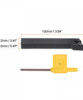 Indexable CNC Lathe Turning Tool Holder 93 Degree SDJCL1212H11 with 12mm shank and yellow adjustment tool