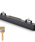 60 Inch Hanging Magnetic Sweeper with 140 lbs lifting capacity tool with aluminum casing alongside a brush