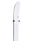Fresh Snowboard Wall Mount Storage Rack With Edge Safe Grip Pads For Vertical Board Display showcasing a white snowboard secured on a wall.