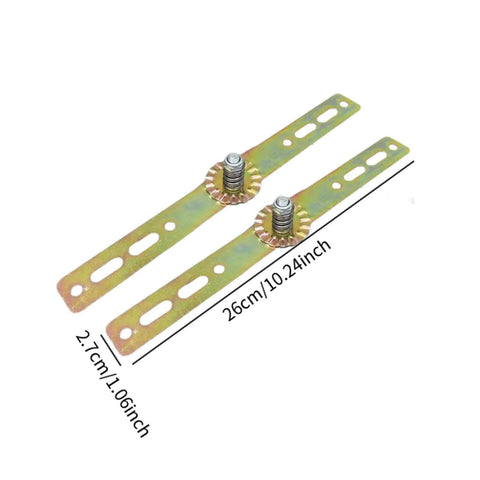 Two Piece Adjustable Sofa Bed Hinges For Couch And Recliner, Folding Sofa Hardware with measurements 26cm by 2.7cm shown