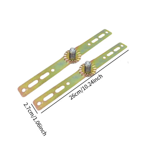 Two Piece Adjustable Sofa Bed Hinge Set For Easy Angle Adjustments Built Tough Heavy Duty Furniture Hardware Plum Blossom Style